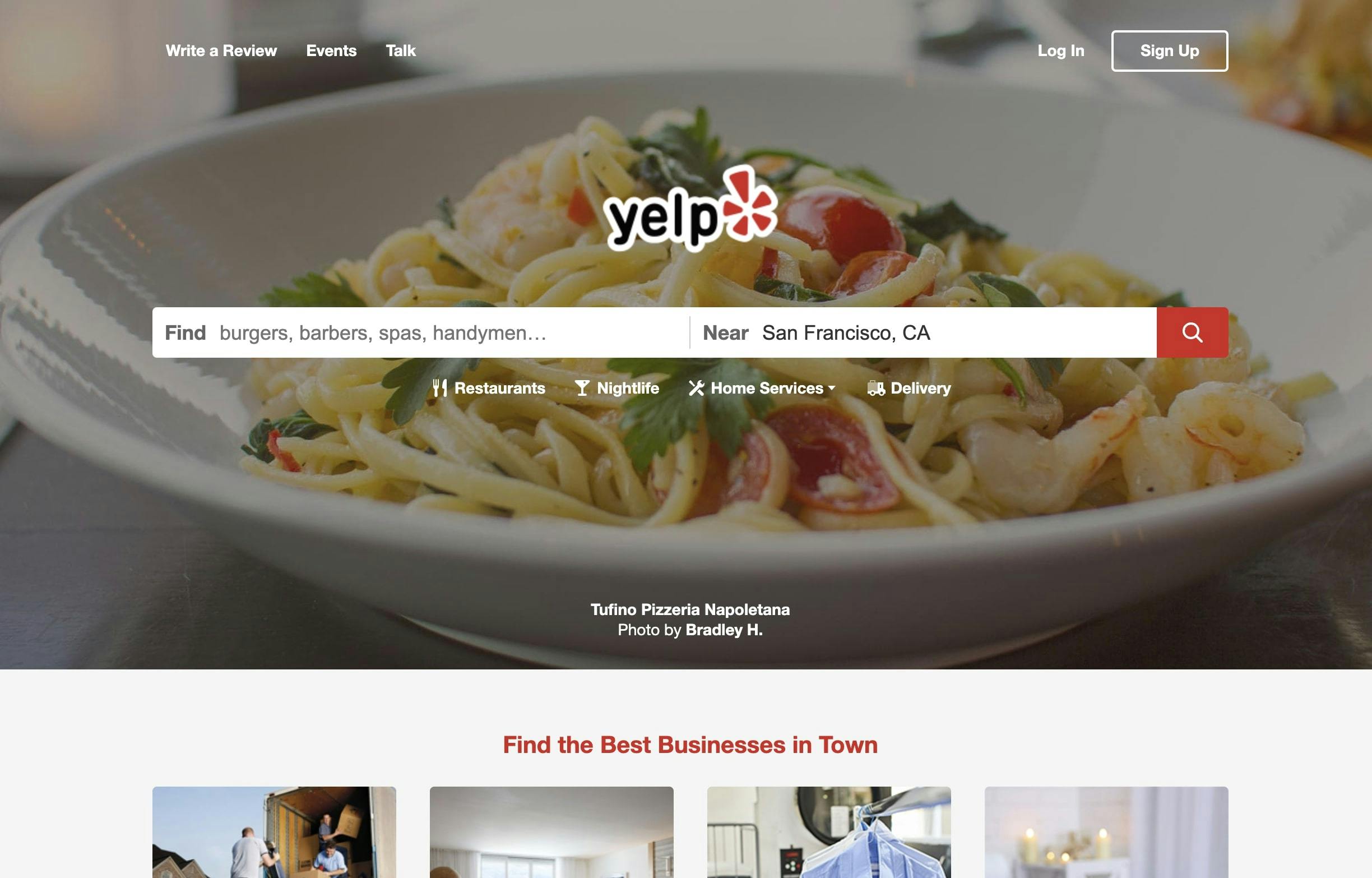 remake of desktop Yelp page with react.js